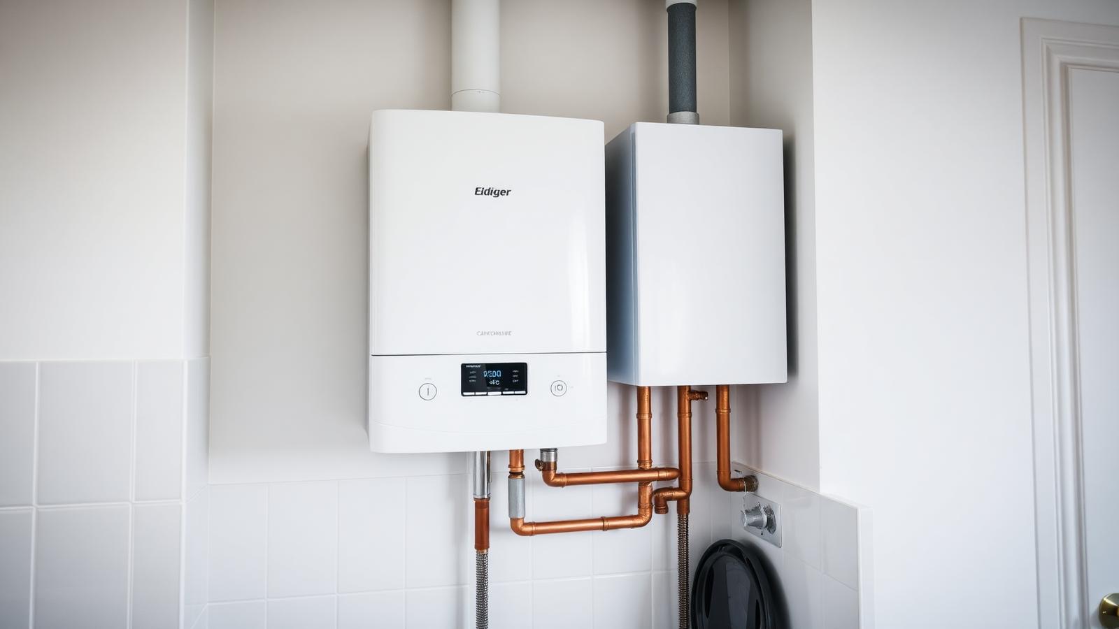 New A-rated combi boiler professionally installed in a Manchester home by DPS heating engineers