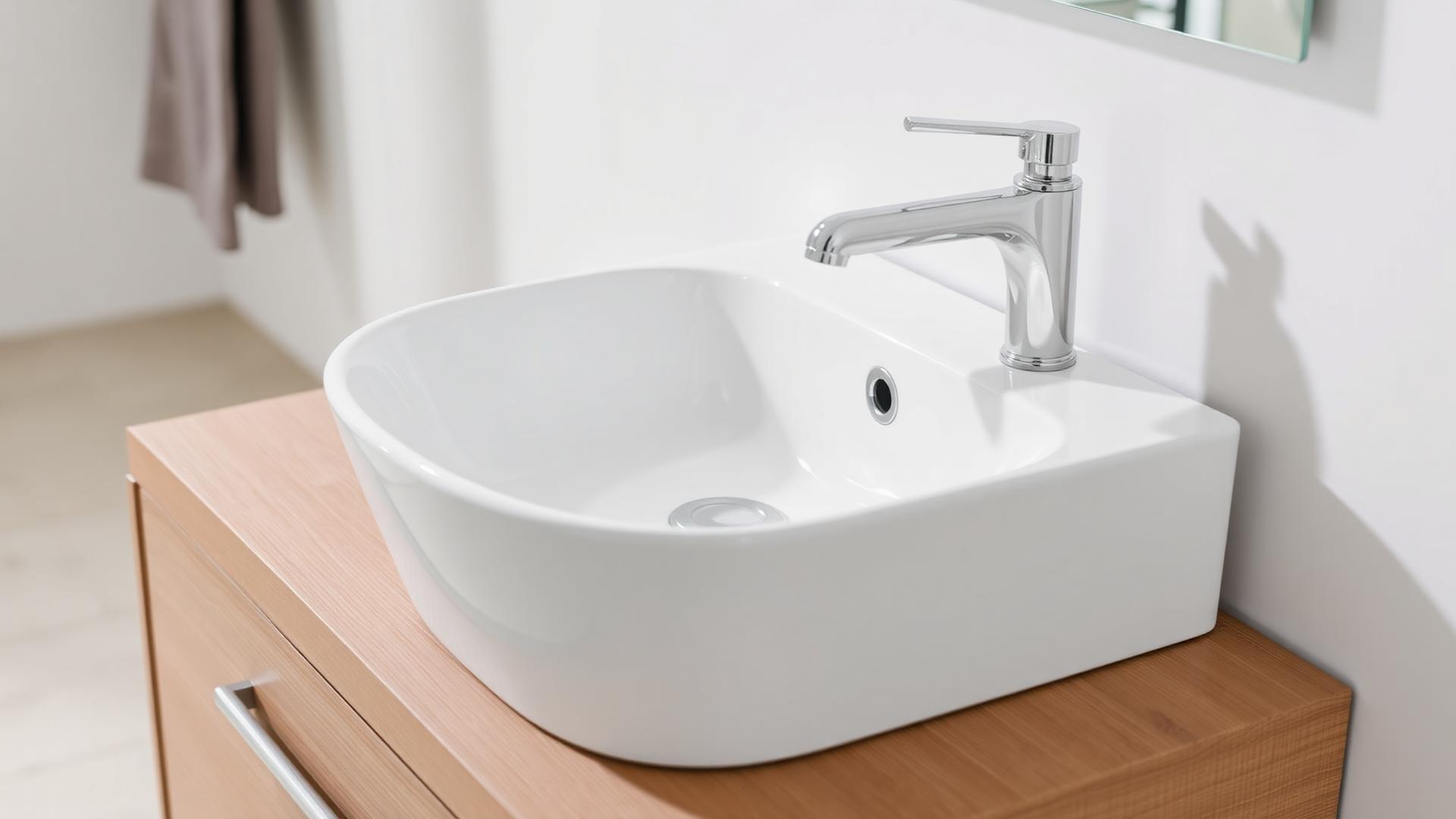 DPS plumber installing a new chrome mixer tap on a kitchen sink in Greater Manchester